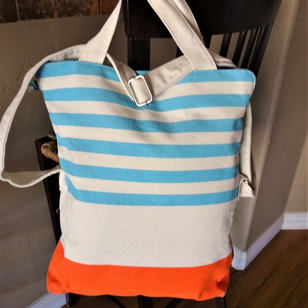 Pureology canvas beach bag tote bag purse